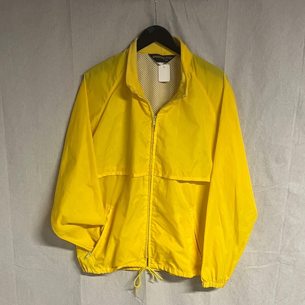 Yellow Windbreaker Jacket